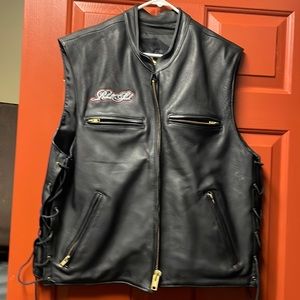 Kid Rock Rebel Soul leather vest Size L